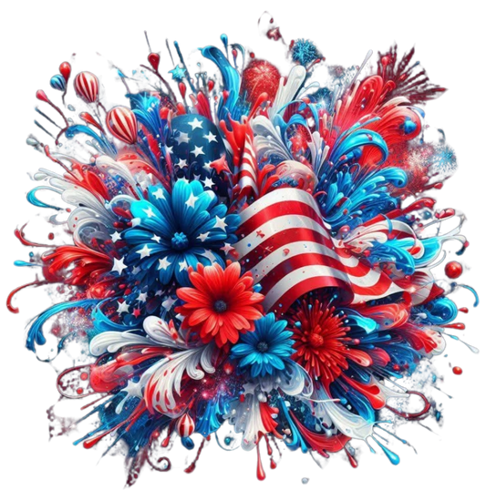RED WHITE AND BLUE #128