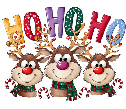 HO HO HO REINDEER