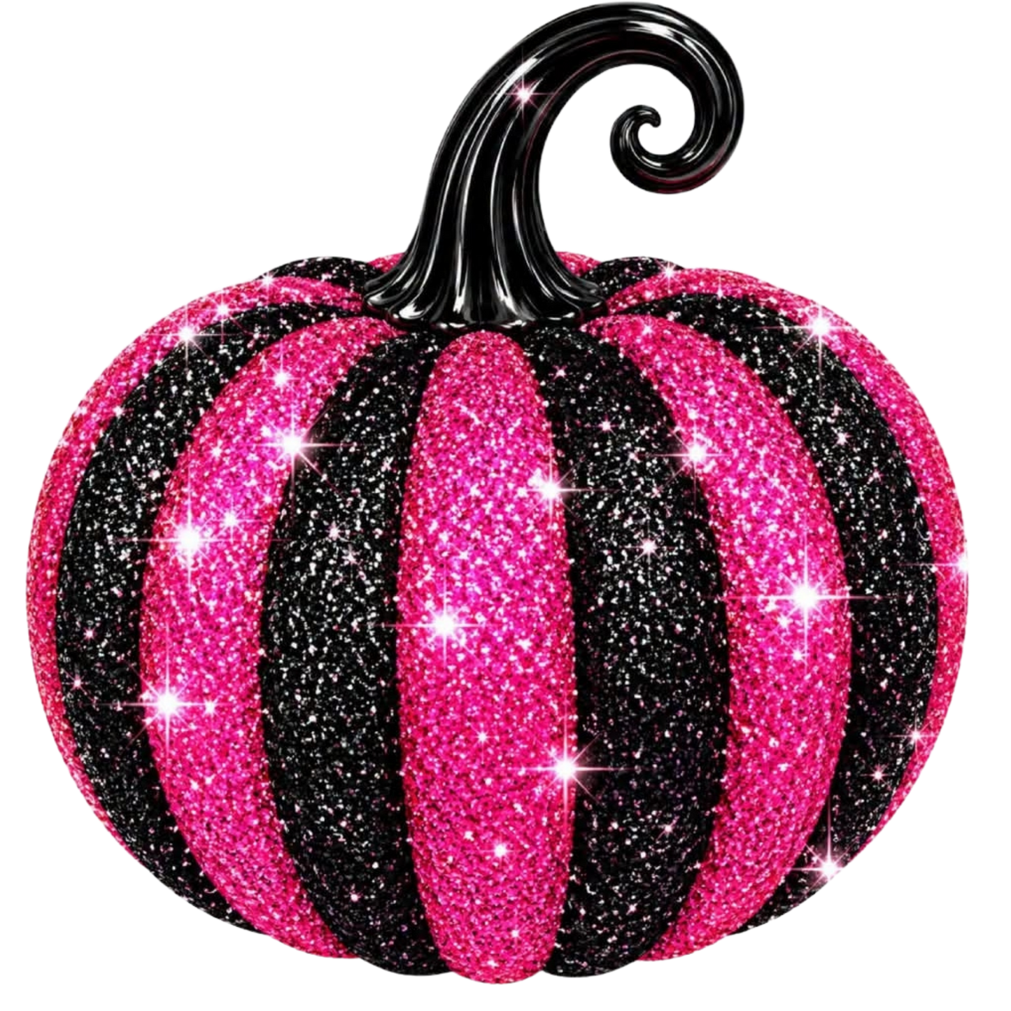 PINK AND BLACK PUMPKIN