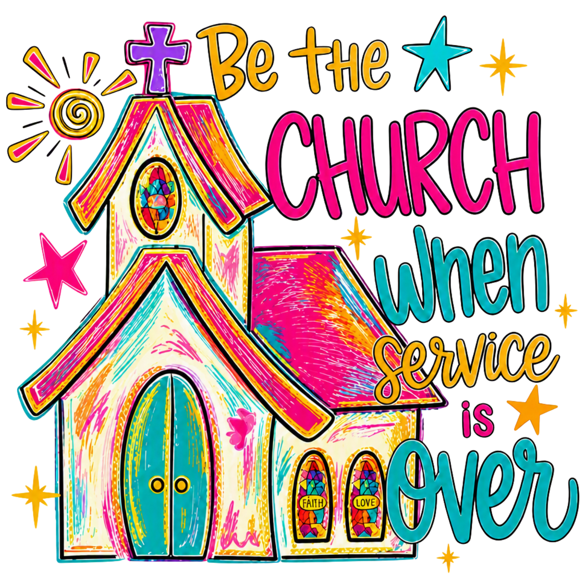 PASTEL BE THE CHURCH