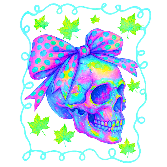 FLORESCENT SKULL