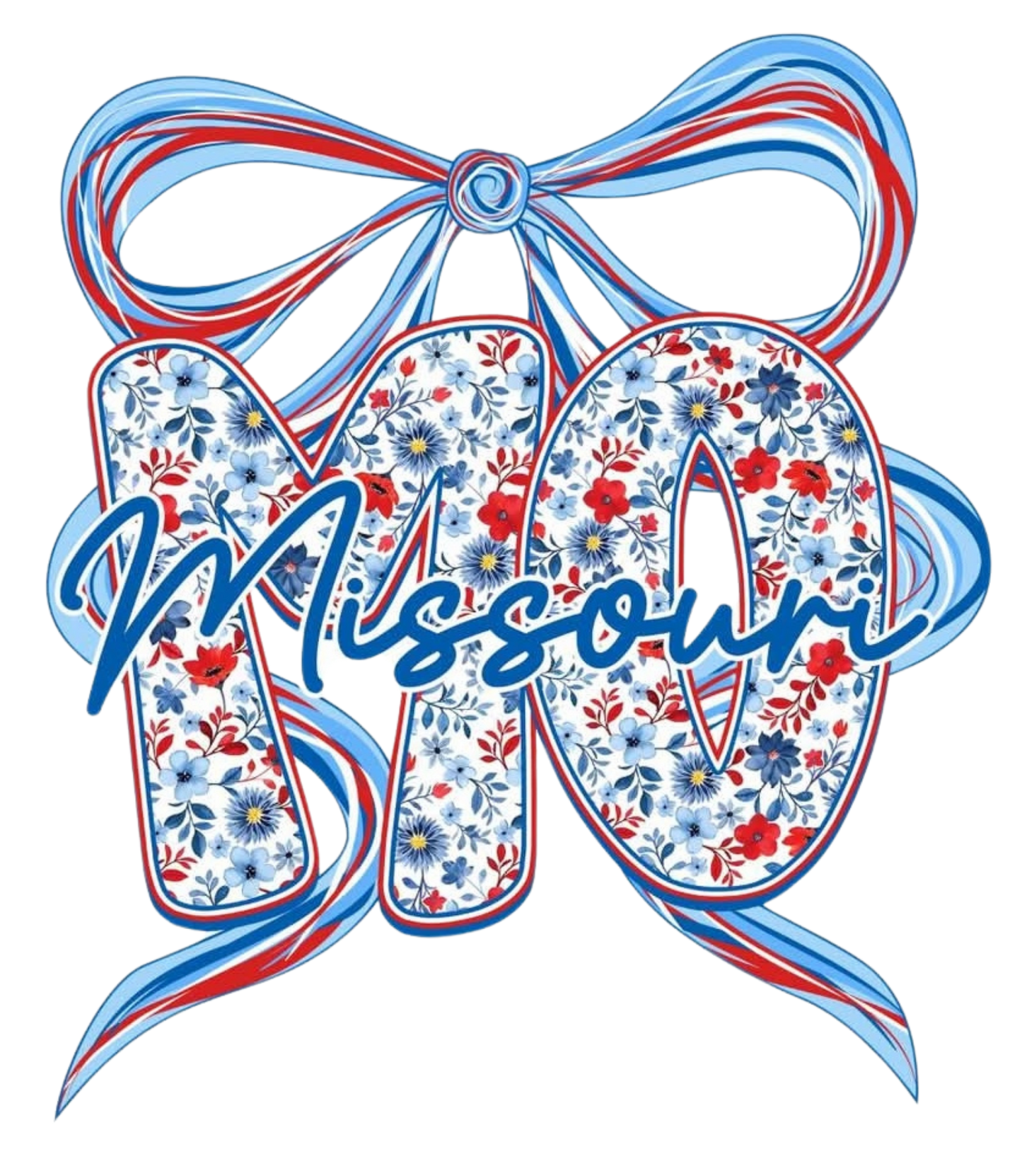MISSOURI FLORAL RIBBON