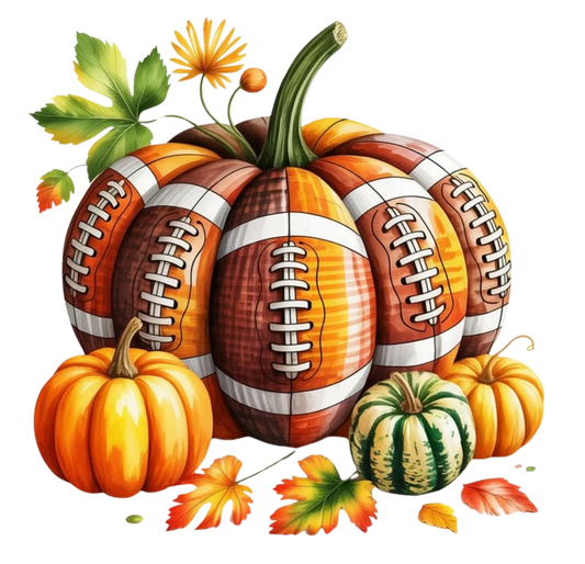 FOOTBALL PUMPKIN