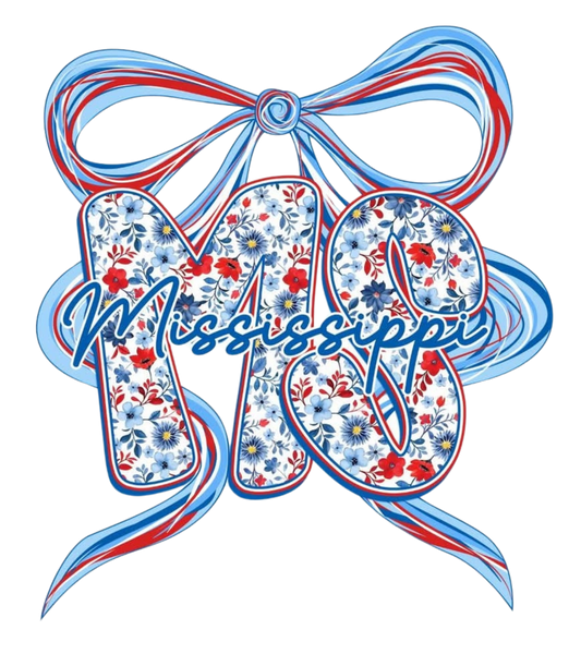 MISSISSIPPI FLORAL RIBBON