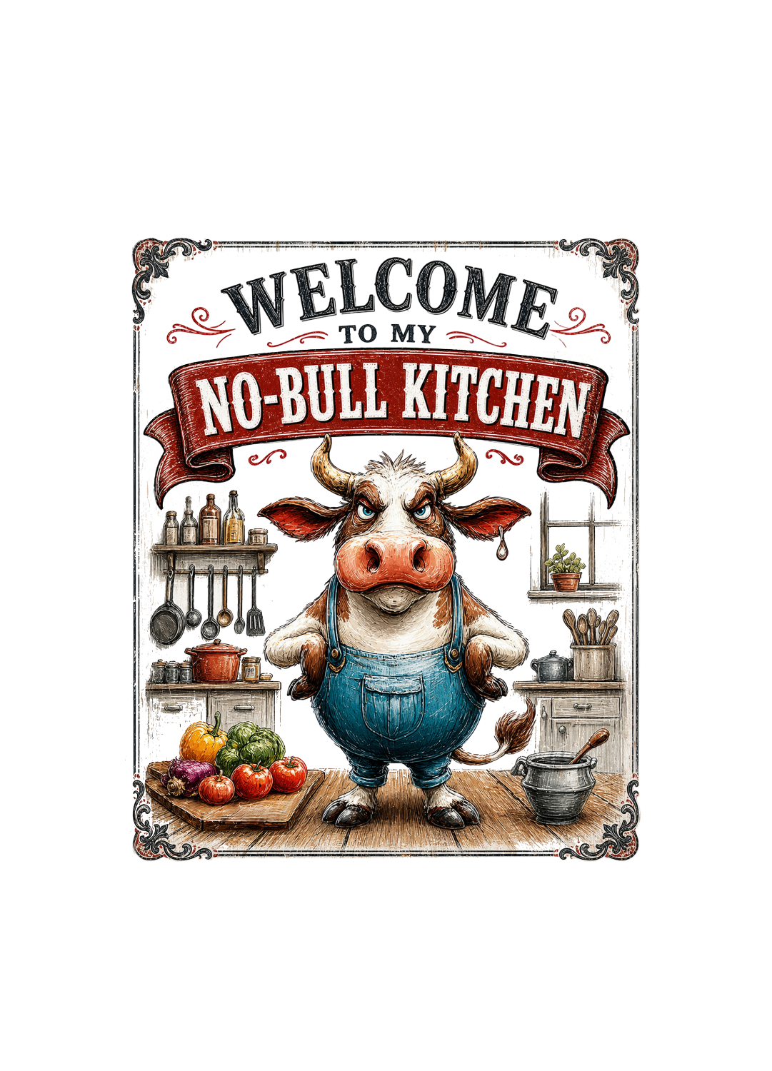 WELCOME TO MY NO BULL KITCHEN