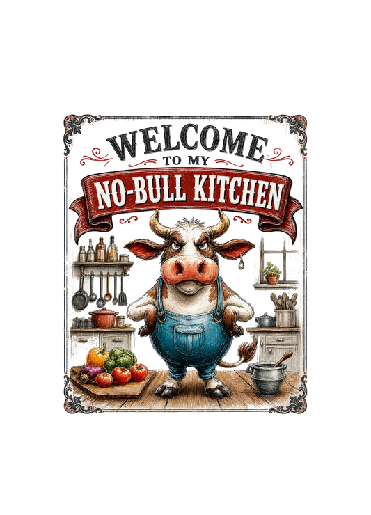 WELCOME TO MY NO BULL KITCHEN