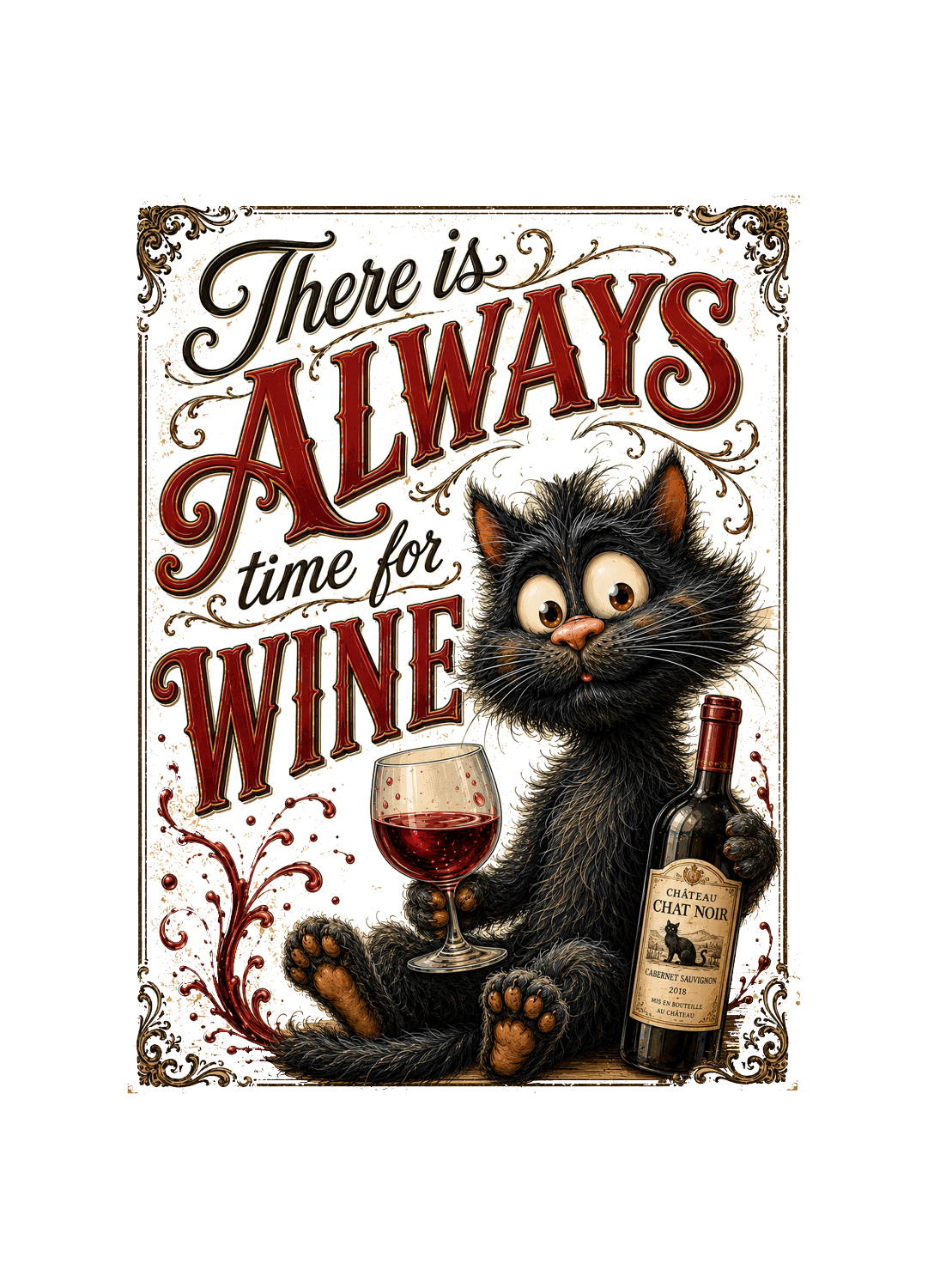THERE IS ALWAYS TIME FOR WINE