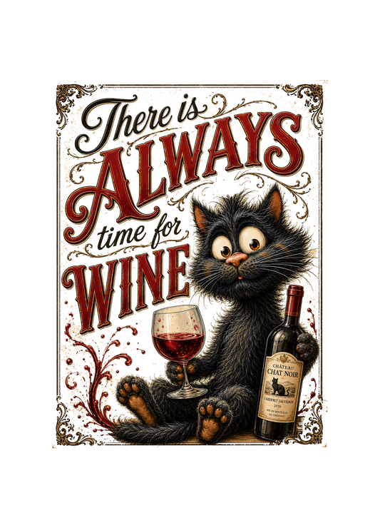 THERE IS ALWAYS TIME FOR WINE
