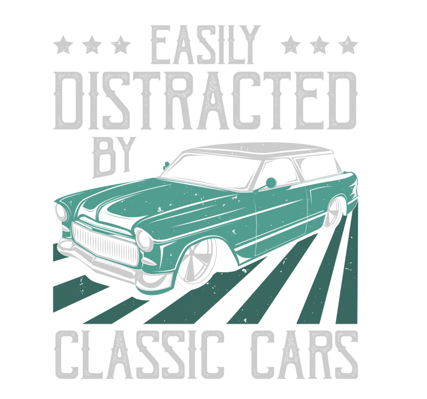 EASILY DISTRACTED BY CLASSIC CARS