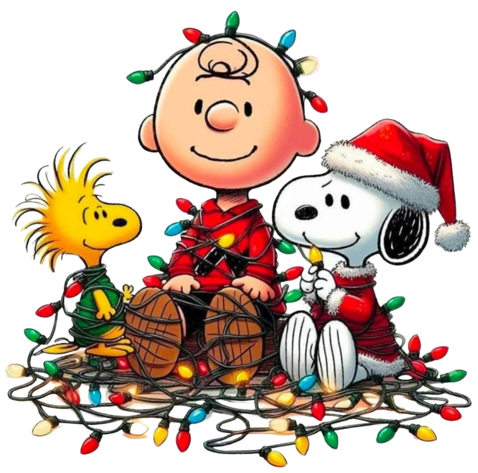 PEANUTS WRAPPED IN LIGHTS