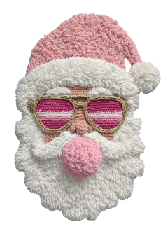 FAUX YARN SANTA WITH BUBBLE GUM