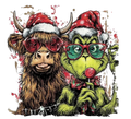 CHRISTMAS COW AND GRINCH
