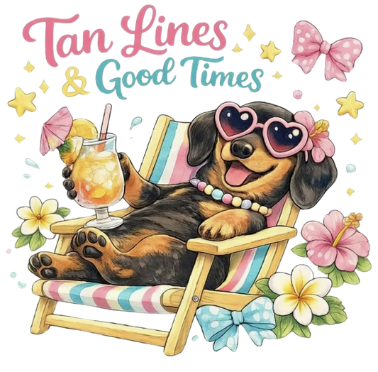 TAN LINES AND GOOD TIMES