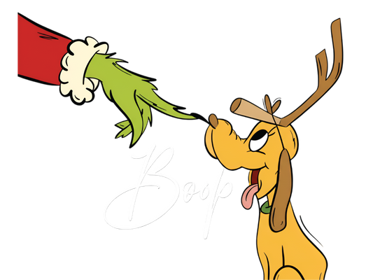 GRINCH BOOP WHITE LETTERS
