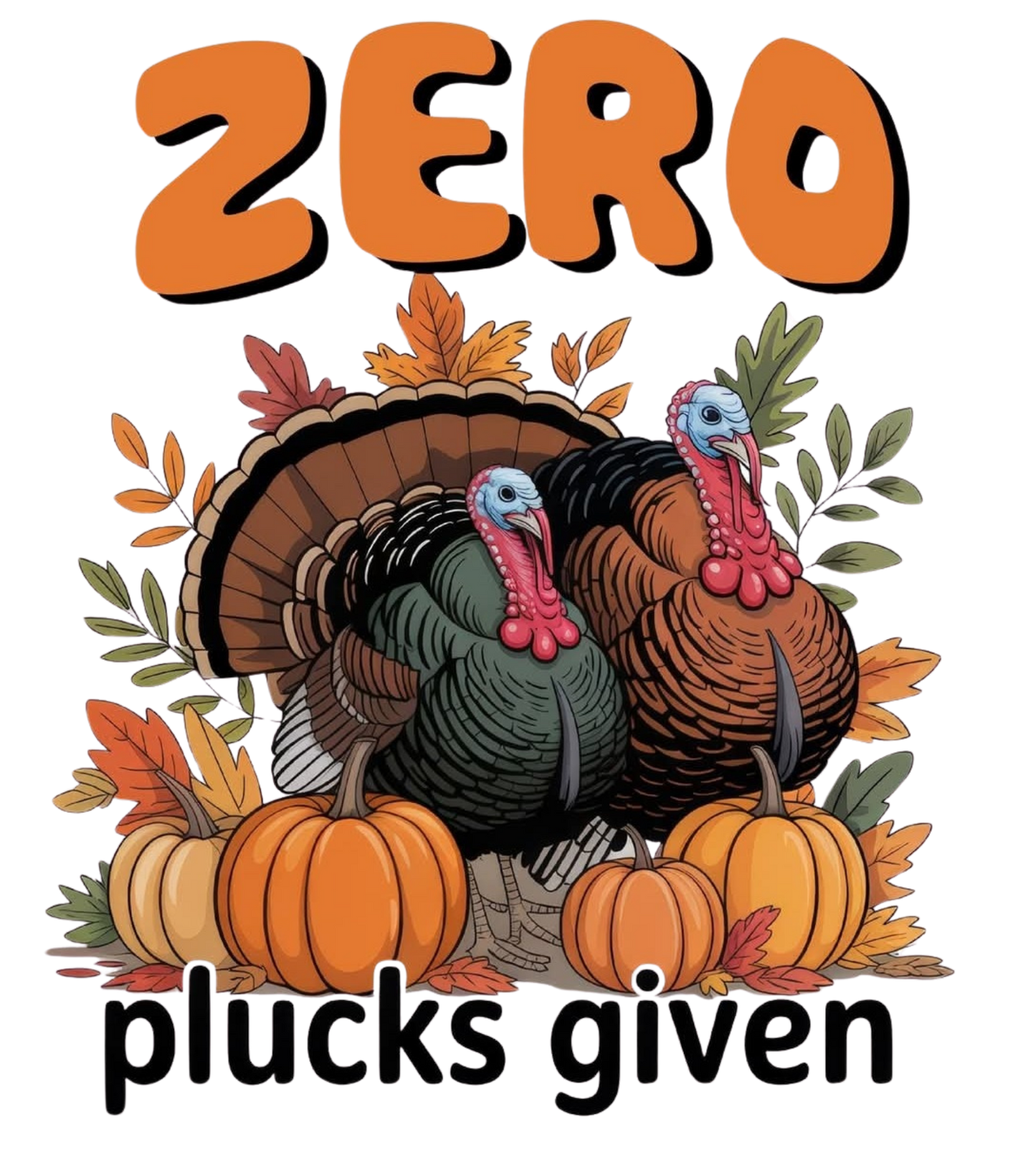 ZERO PLUCKS GIVEN