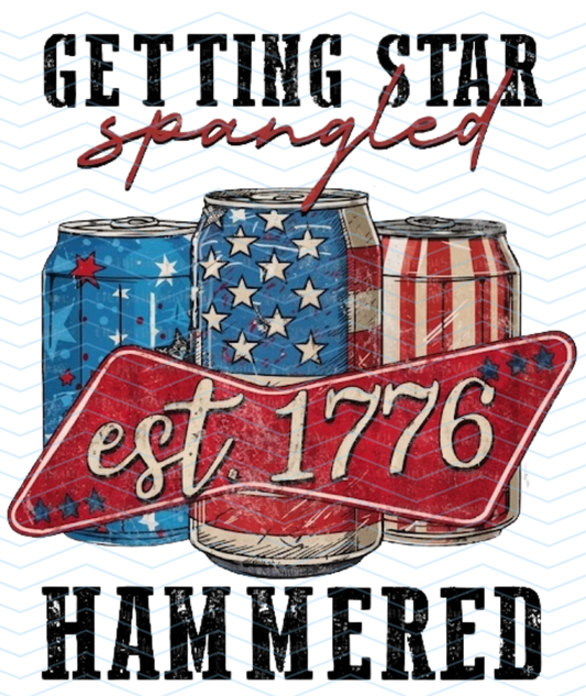 STAR SPANGLED HAMMERED