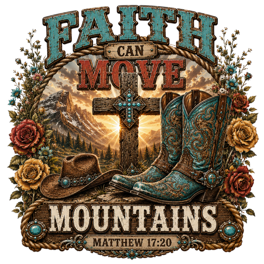 FAITH CAN MOVE MOUNTAINS
