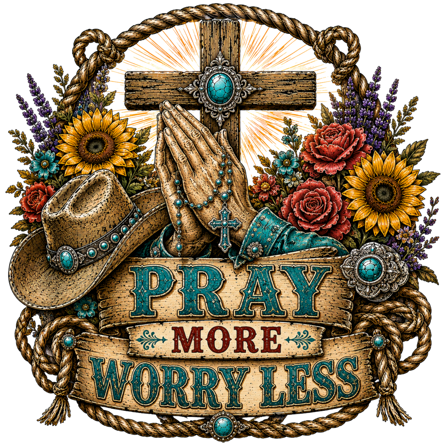 PRAY MORE WORRY LESS