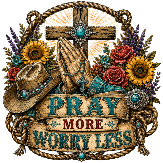 PRAY MORE WORRY LESS