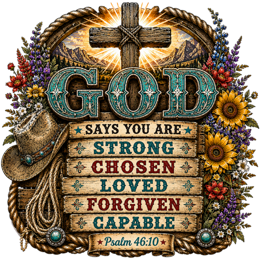 GOD SAYS YOU ARE