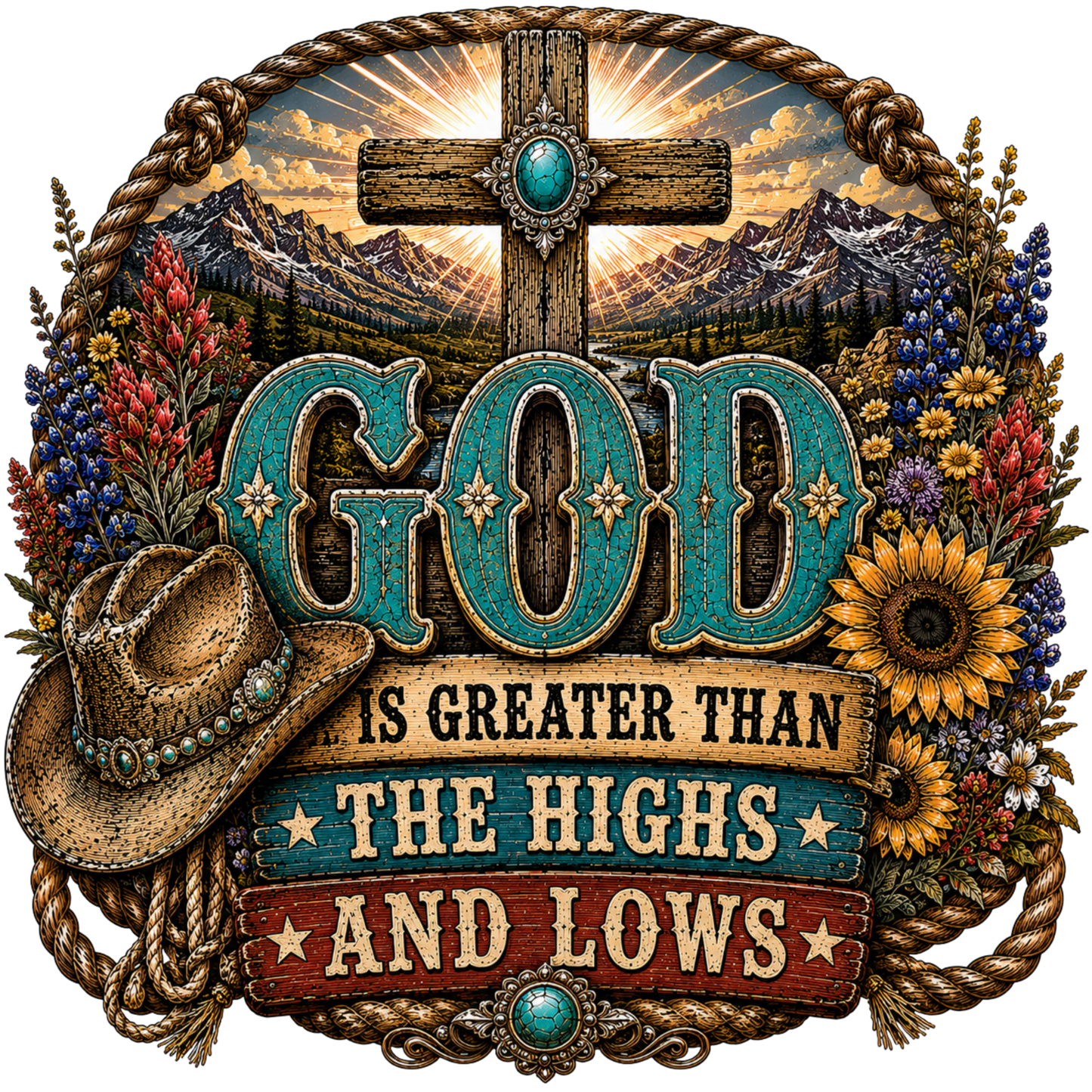 GOD IS GREATER THAN THE HIGHS AND LOWS