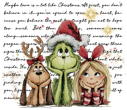 GRINCH MAX CINDY WITH WORDS