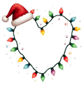 LIGHTED HEART CHRISTMAS LIGHTS