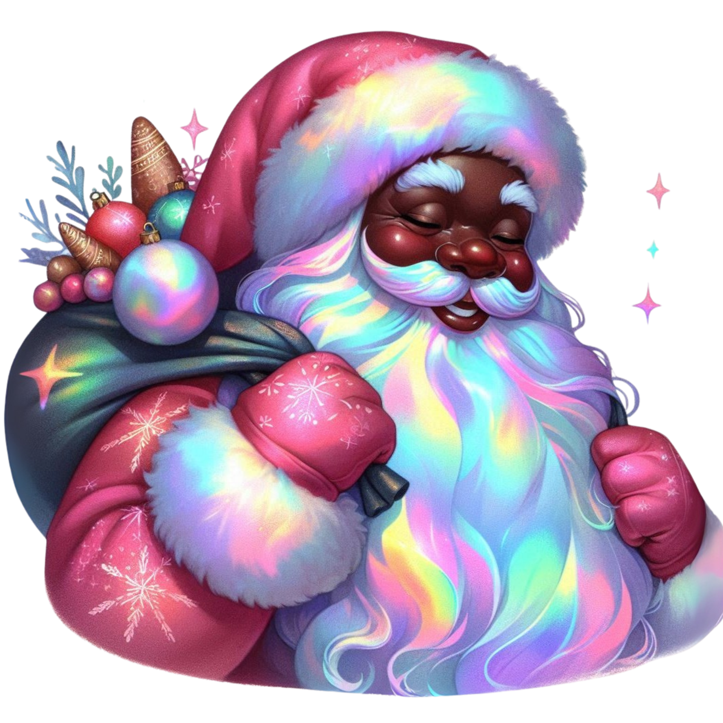 IRRIDESCENT SANTA