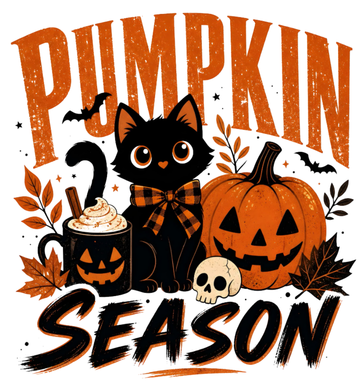 PUMPKIN SEASON WITH CAT