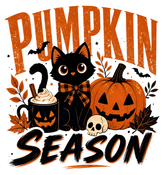 PUMPKIN SEASON WITH CAT
