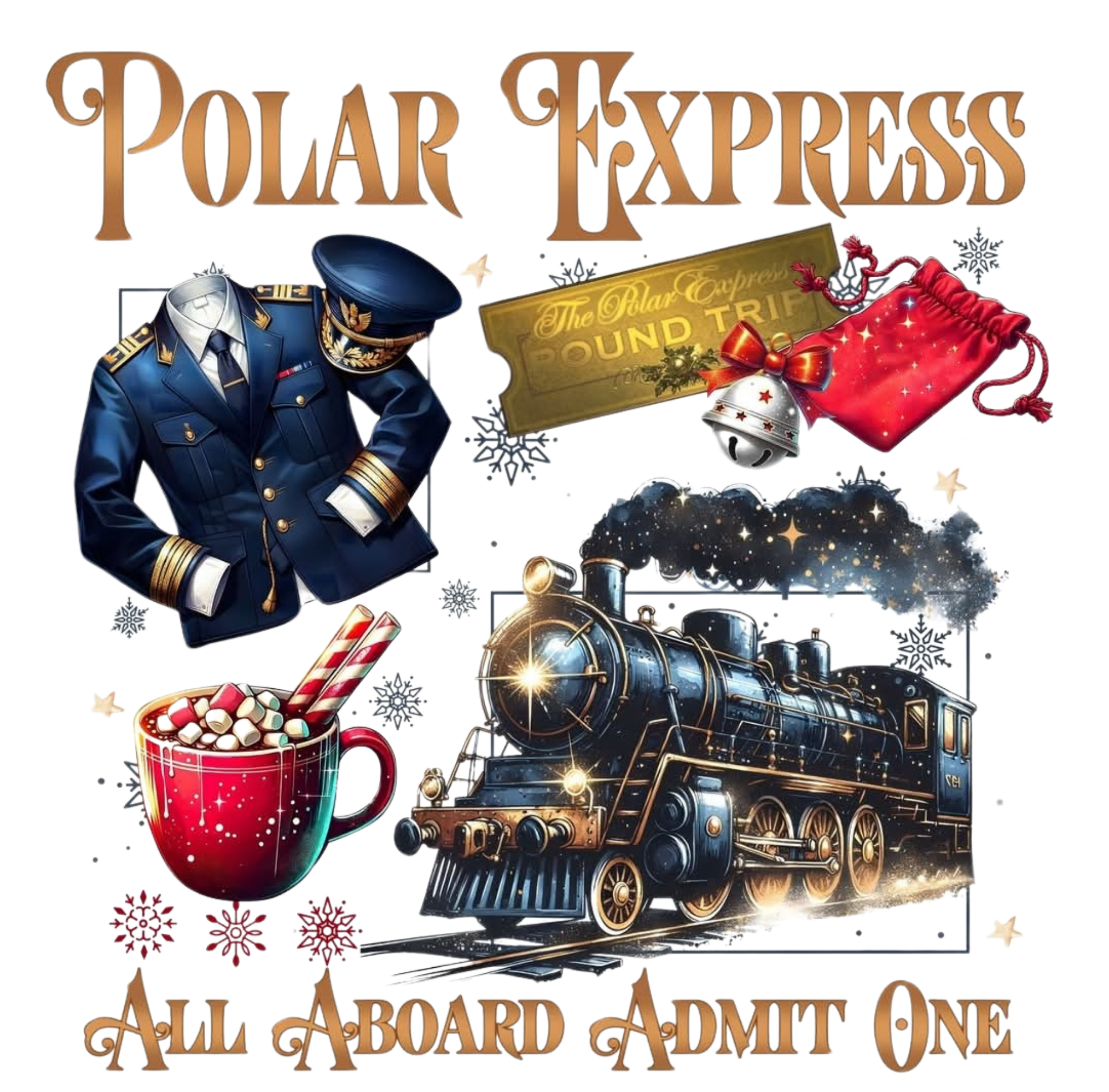 POLAR EXPRESS COLLAGE