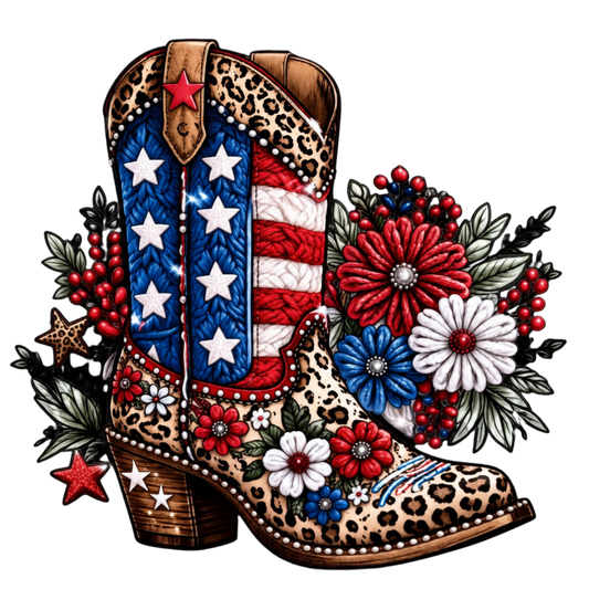 RWB LEOPARD BOOT