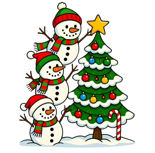STACKED SNOWMEN