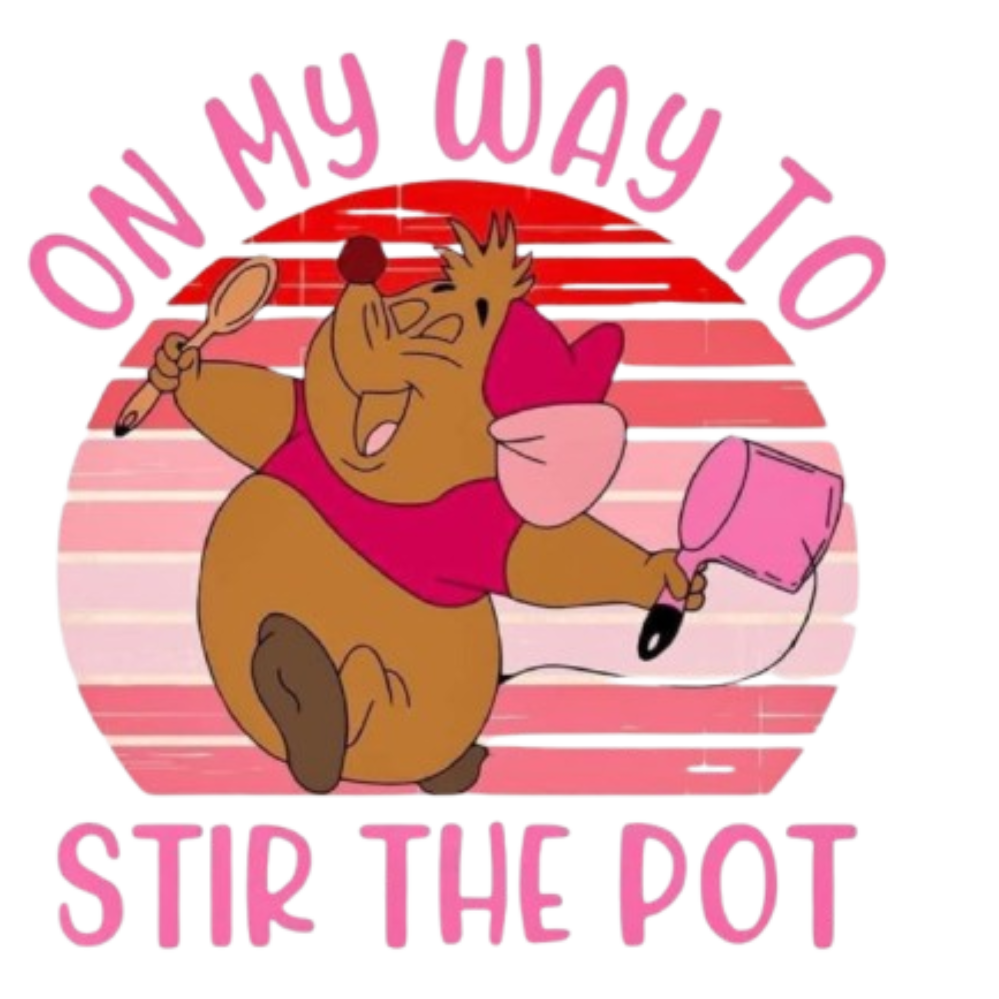 ON MY WAY TO STIR THE POT